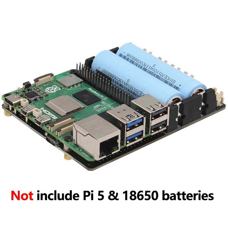 Raspberry Pi Uninterrupted Power Supply Ups 18650 - X1201 Raspberry Pi 5 UPS power