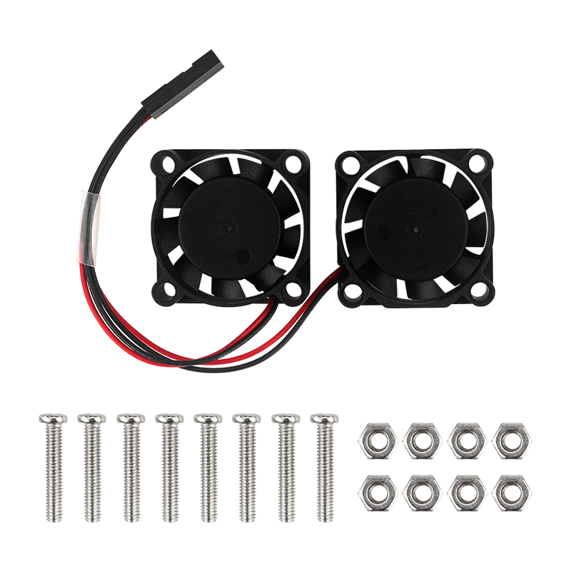 Raspberry Pi Water Cooling Kit - Dual Quạt Tản Nhiệt Cho Raspberry