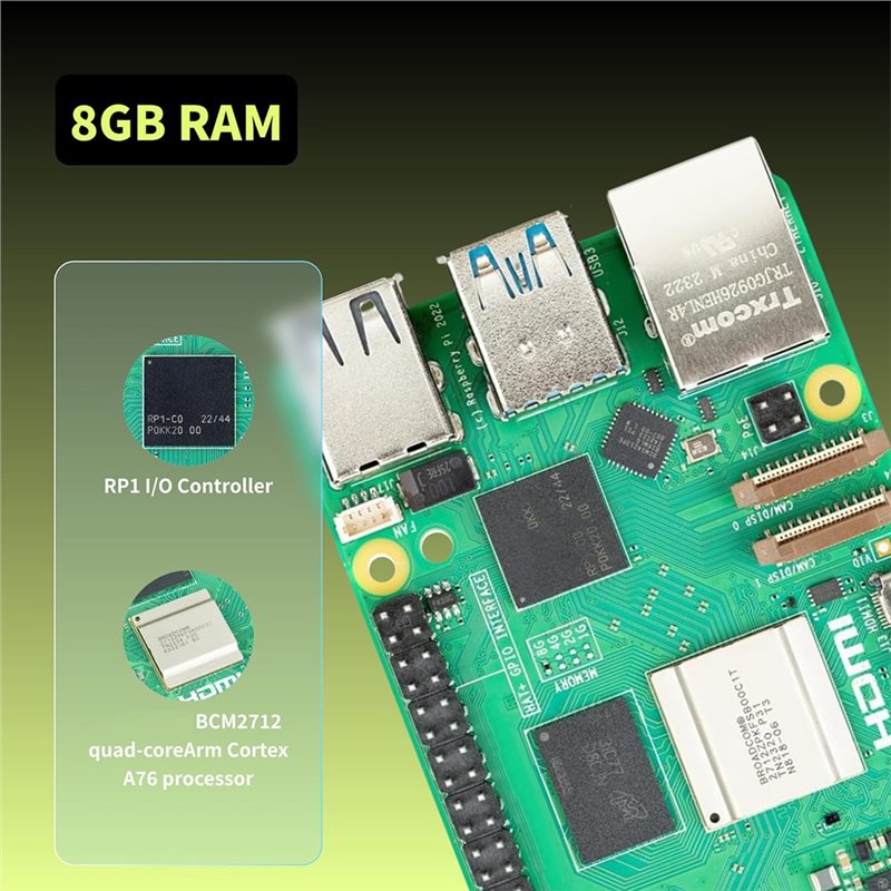 AS95-For Irasptek Starter Kit  - đánh giá và giá Raspberry Pi 5 8Gb Board