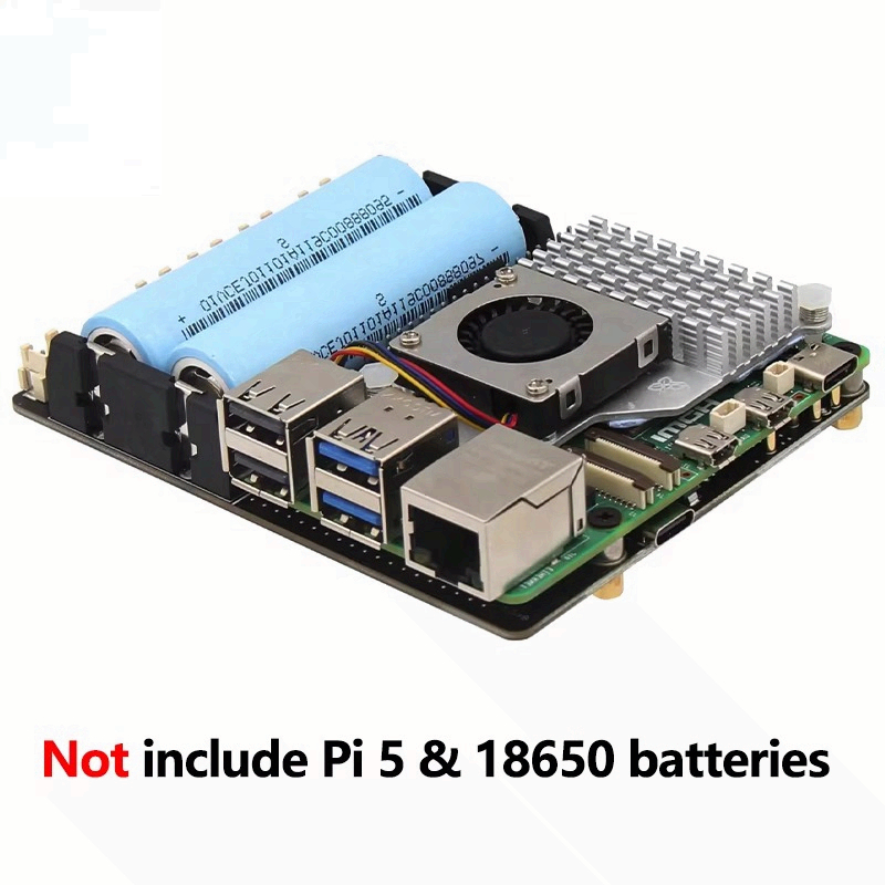 Raspberry Pi 5 18650 UPS Board - đánh giá và giá Raspberry Pi Uninterrupted Power Supply Ups 18650