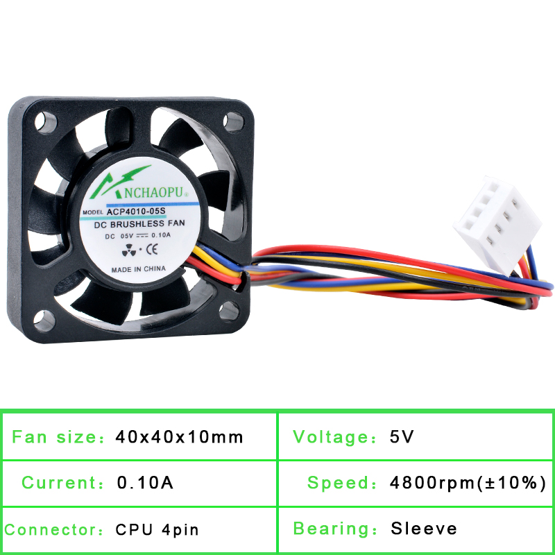ANCHAOPU 4Cm 40Mm Quạt 40X40X1 - đánh giá và giá Raspberry Pi Water Cooling Kit