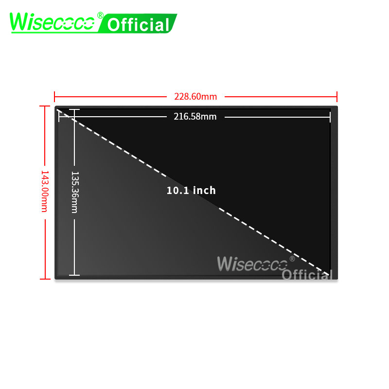 Wisecoco 10.1 Inch Màn Hình Cả - đánh giá và giá Raspberry Pi 10.1 Inch Capacitive Touch Screen Ips