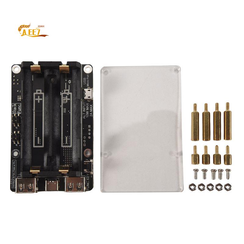 AEE7-For Raspberry Pi 4 UPS Po - đánh giá và giá Raspberry Pi Uninterrupted Power Supply Ups 18650