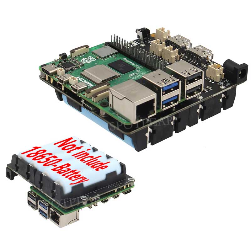 X1202 Raspberry Pi 5 Ups Board - đánh giá và giá Raspberry Pi Uninterrupted Power Supply Ups 18650