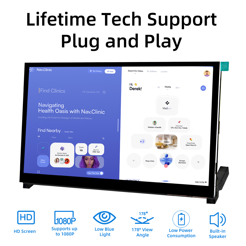 iPistBit 10.1 Inch Capacitive  - đánh giá và giá Raspberry Pi 10.1 Inch Capacitive Touch Screen Ips