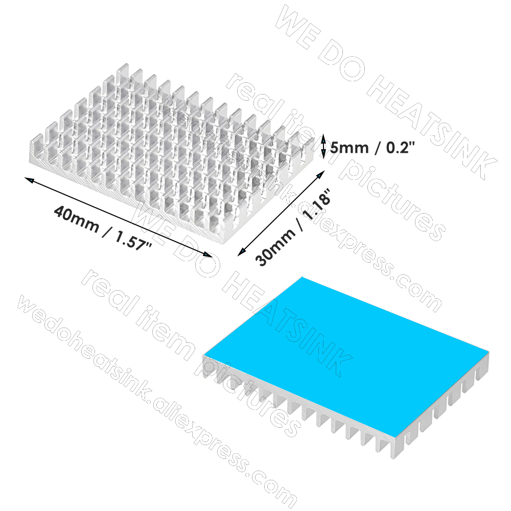 WE DO HEATSINK 30*40*5mm Witho - đánh giá và giá Raspberry Pi Water Cooling Kit