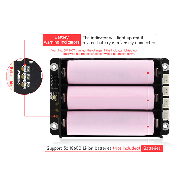 Raspberry Pi 5 UPS HAT Support - đánh giá và giá Raspberry Pi Uninterrupted Power Supply Ups 18650