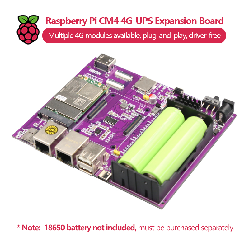 Raspberry Pi CM4 4G_UPS Uninte - đánh giá và giá Raspberry Pi Uninterrupted Power Supply Ups 18650