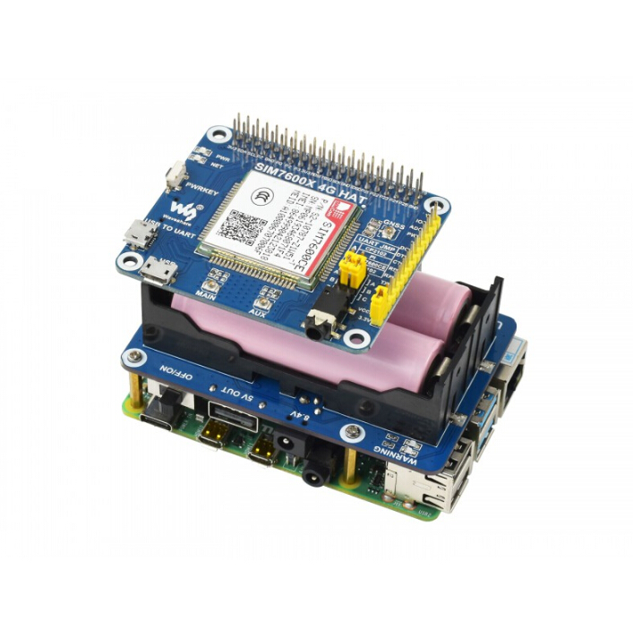 Waveshare Uninterruptible Powe - đánh giá và giá Raspberry Pi Uninterrupted Power Supply Ups 18650